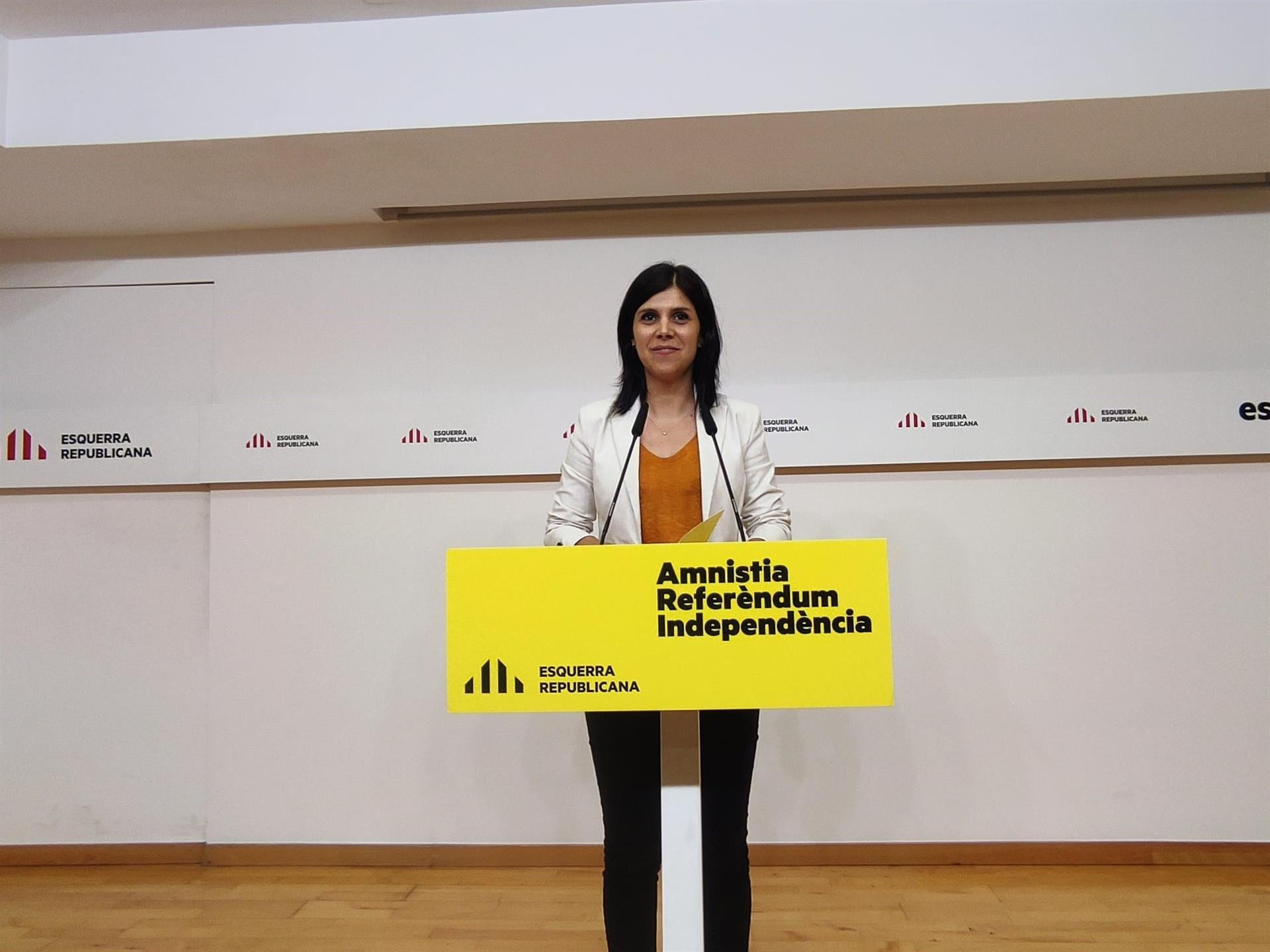 La secretaria general adjunta y portavoz de ERC, Marta Vilalta / EUROPA PRESS