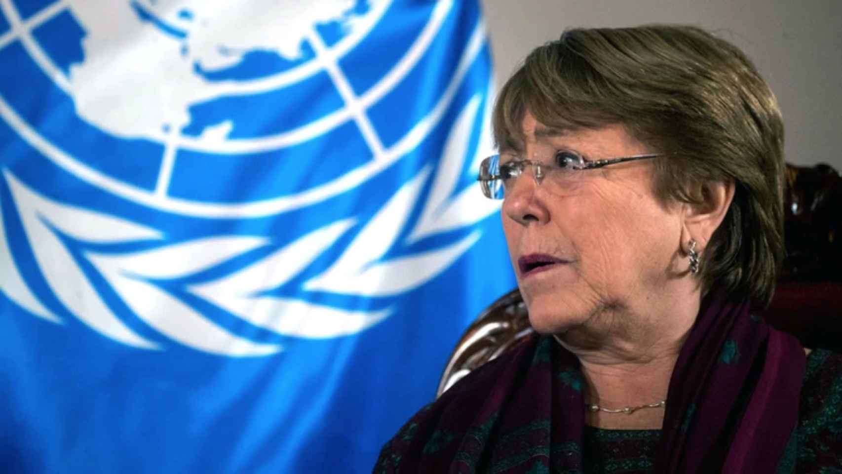 La alta comisionada de la ONU, Michelle Bachelet