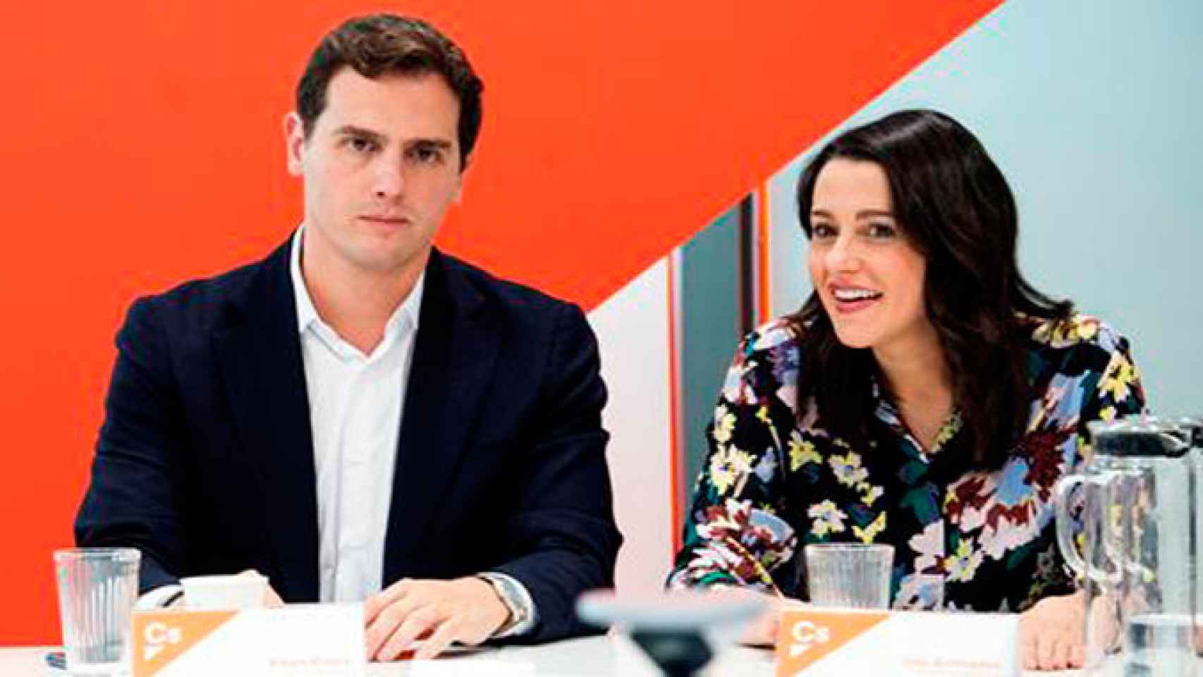 Inés Arrimadas y Albert Rivera en el comité ejecutivo de Ciudadanos / EFE