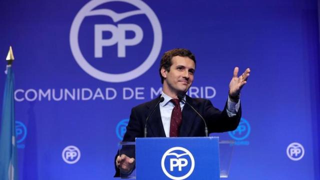 El presidente del Partido Popular y líder de la oposición, Pablo Casado, en una foto de archivo / EFE