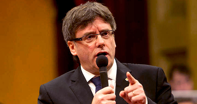 Puigdemont equipara el 'procés' independentista con la lucha contra el terrorismo