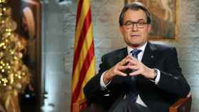 Artur Mas, en su discurso de Nochevieja.