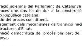 Principio de acuerdo de los partidos y entidades secesionistas y soberanistas para después del 27S