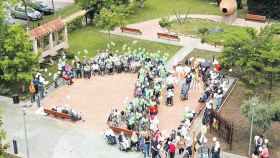 Imagen de una actividad para mayores en la residencia DomusVi Ca n'Amell / Cedida