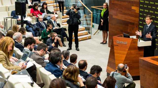 José Ignacio Goirigolzarri, presidente ejecutivo de Bankia, en la presentación Resultados 4T 2018 / BANKIA