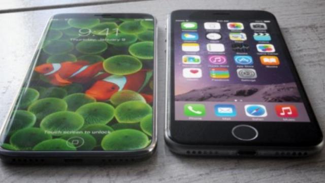 Comparativa del anterior modelo de iPhone y uno de sus grandes competidores, un Samsung / CG