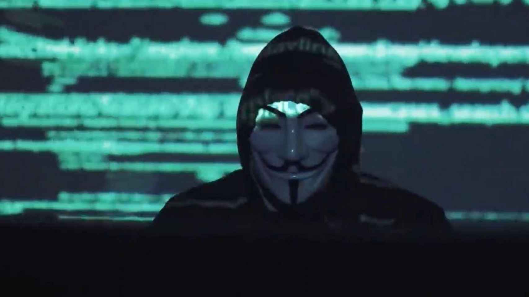 Anonymous en un vídeo contra Rusia