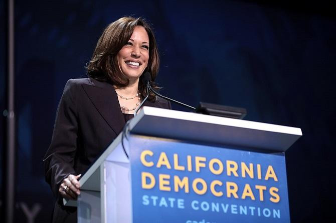 Kamala Harris en un mitin / Gage Skidmore EN CREATIVE COMMONS