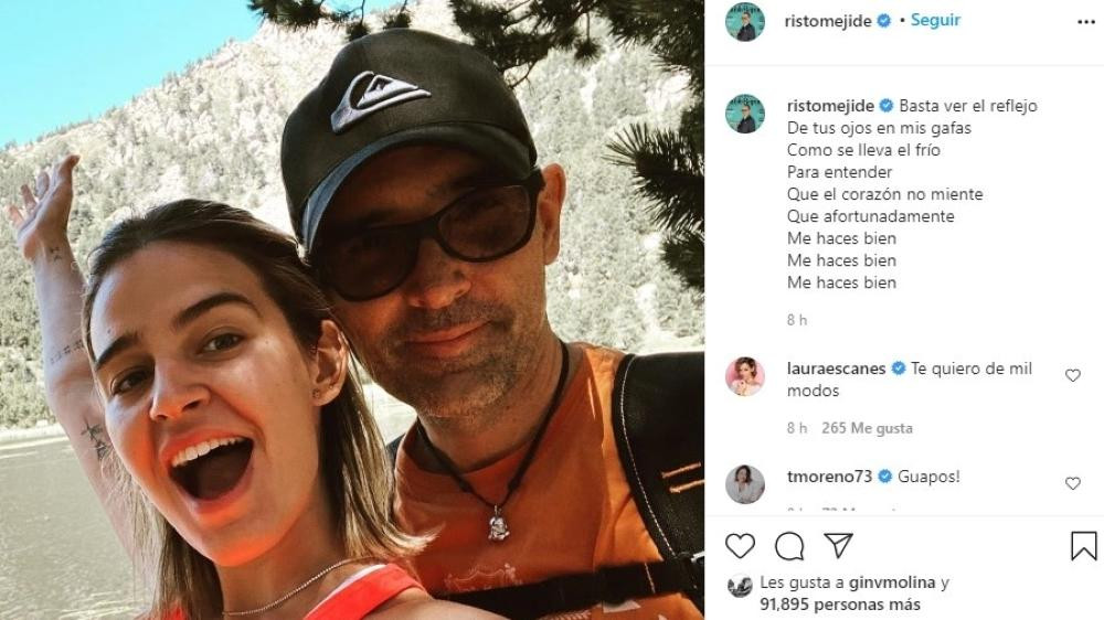 La publicación de Risto Mejide en Instagram, dedicada a Laura Escanes