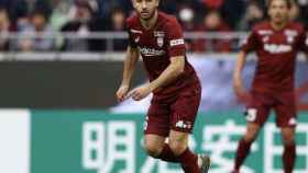 Una foto de Sergi Samper en su debut con el Vissel Kobe de Japón / Instagram