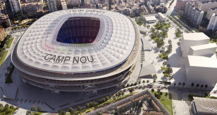 Panorámica virtual del Camp Nou reformado que presentó la directiva de Bartomeu / AJUNTAMENT DE BARCELONA