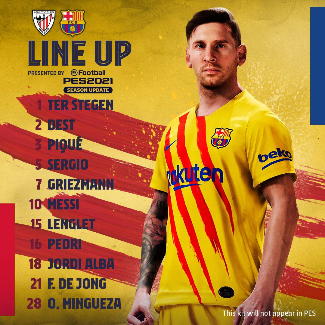 Once del Barça contra la final de Copa del Rey / FC Barcelona