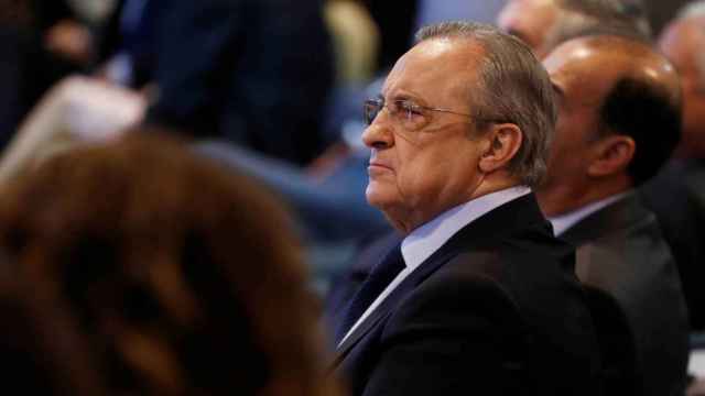 Florentino Pérez, presidente del Real Madrid, en un acto institucional / EFE