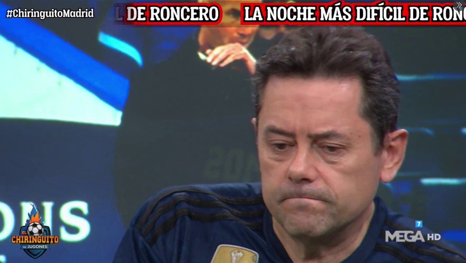 Roncero, en una imagen durante El Chiringuito | REDES