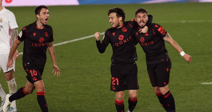 Portu, celebrando su gol ante el Madrid | EFE