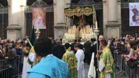 Una imagen de la procesión en la que participó el Viernes Santo Manuel Valls / TWITTER