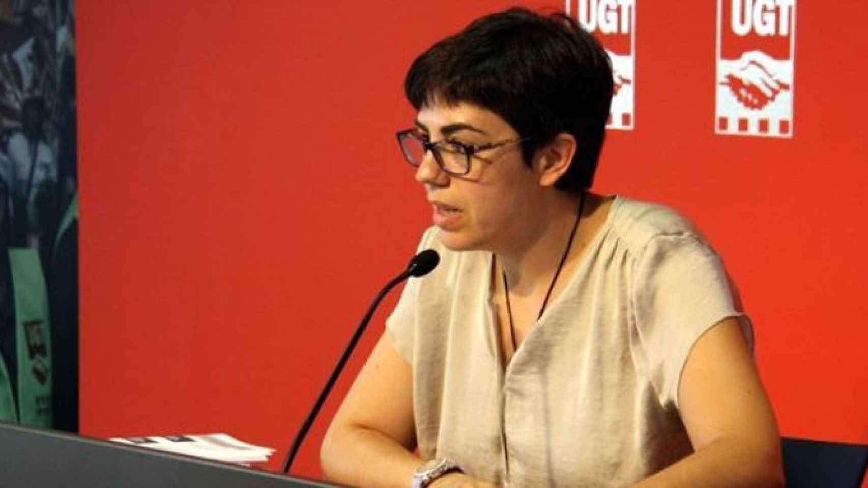 Laura Pelay, vicesecretaria y portavoz de UGT de Cataluña / CG