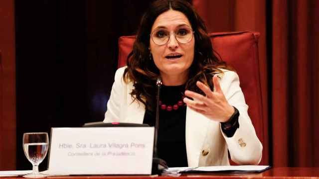 La consejera de la Presidencia, Laura Vilagrà, quien descarta con rotundidad un adelanto electoral / Efe