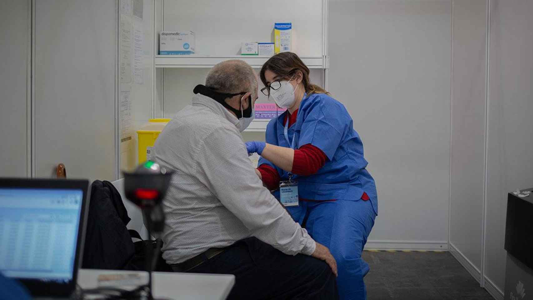 Campaña de vacunación contra el Covid en residencias de Cataluña / EP