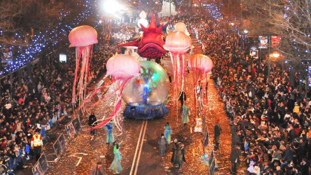 Imagen de una de las Cabalgata de Reyes Magos anteriores de Barcelona / CG