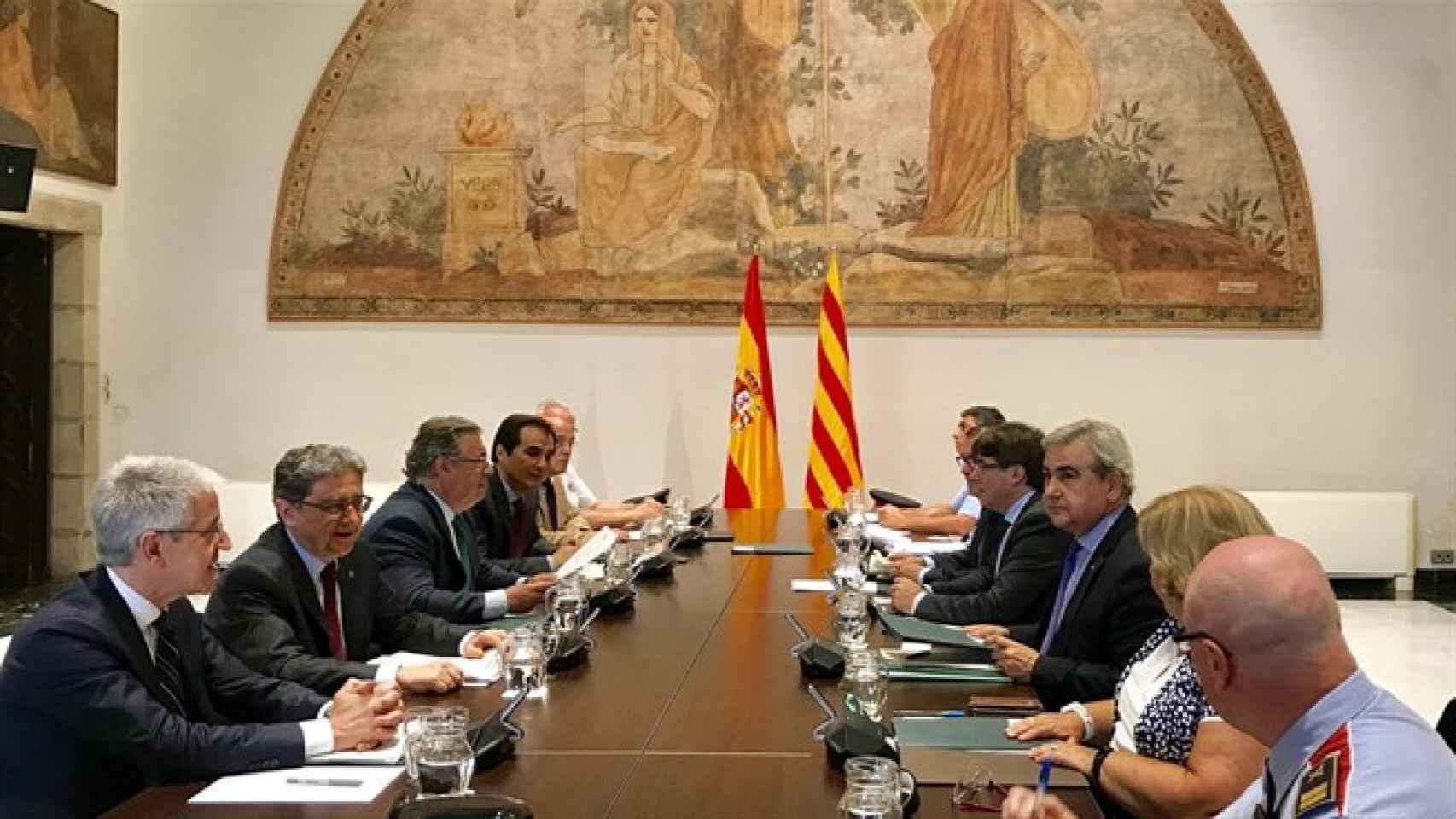 Imagen de archivo de la última reunión de la Junta de Seguridad celebrada el 10 de julio de 2017 / EUROPA PRESS