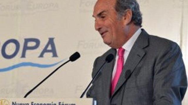 El presidente de Fomento del Trabajo, Joaquim Gay de Montellà, durante su intervención