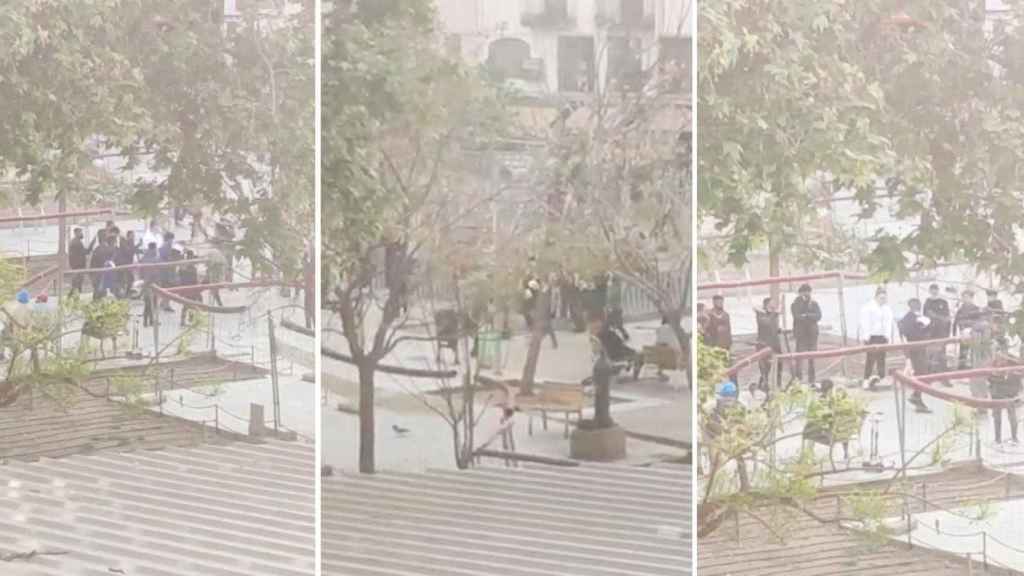 Secuencia de los combates de boxeo callejero en el Raval de Barcelona / CG