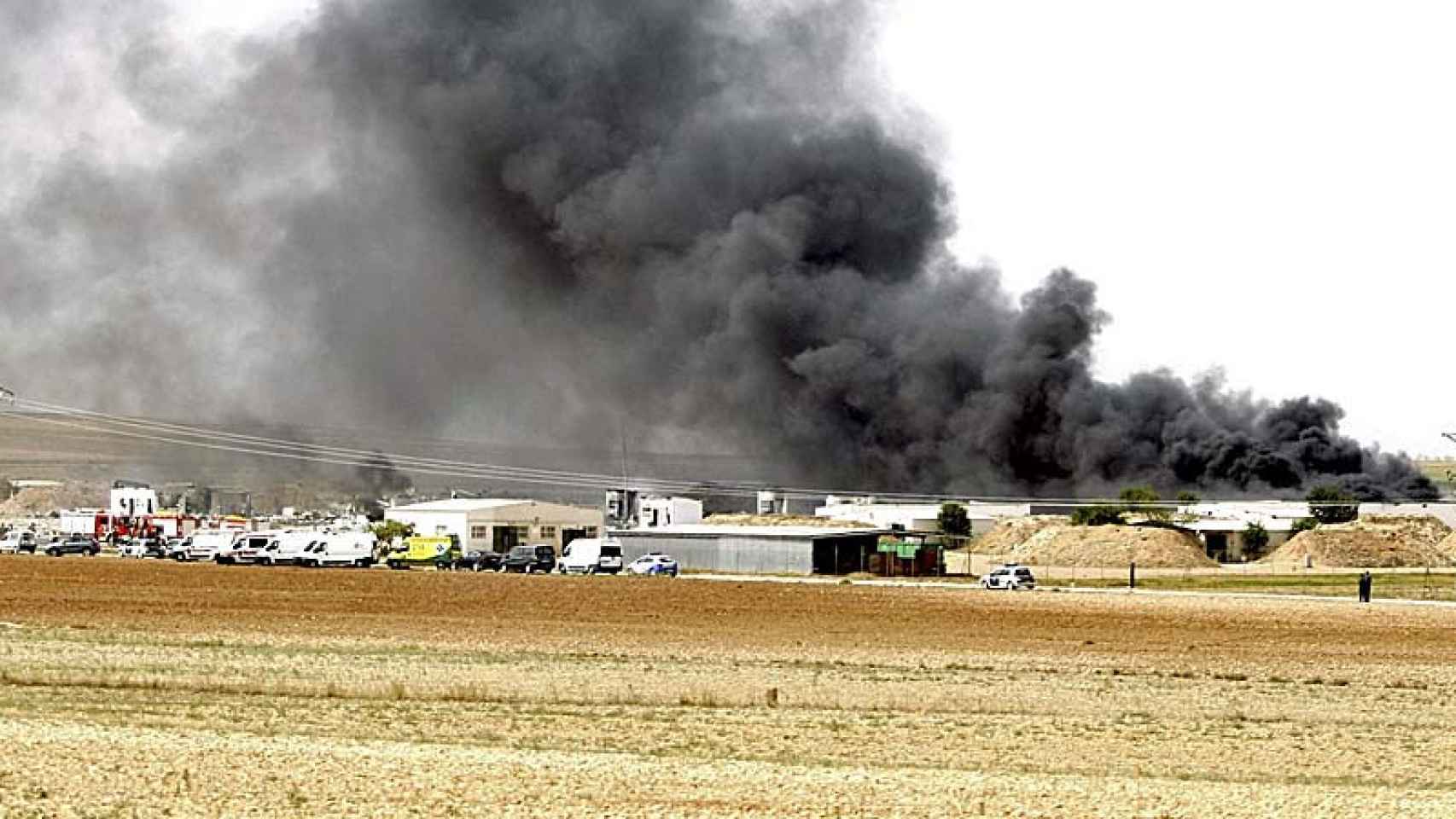 Explosión en la empresa Piroctecnia Zaragozana