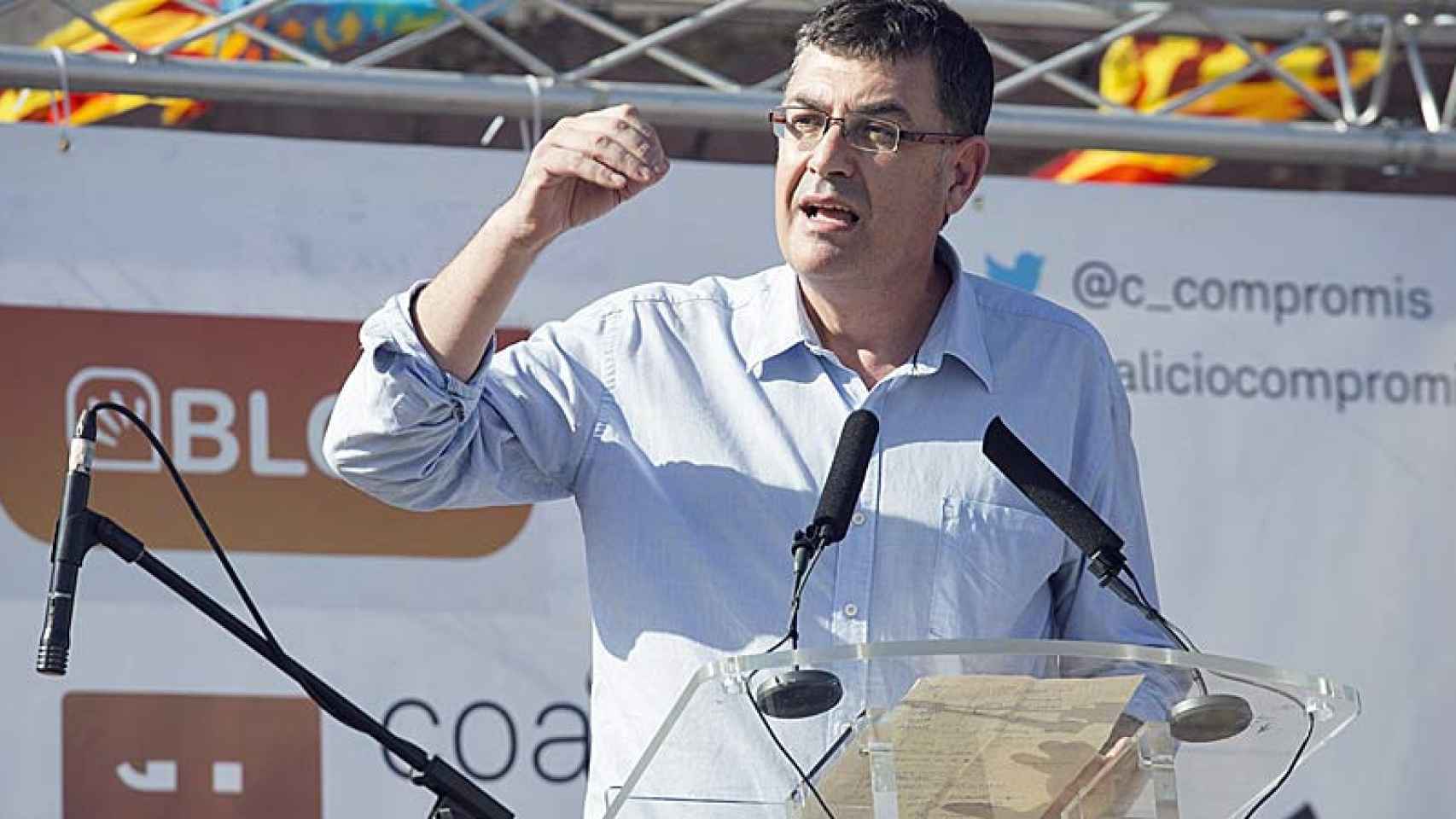 El presidente de las Cortes Valencianas, Enric Morera