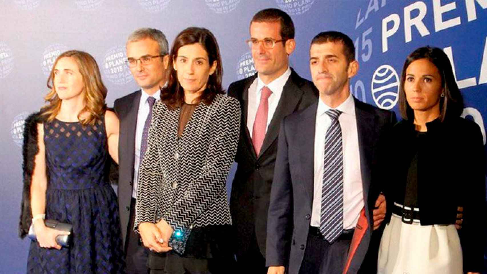 Los hijos de José Manuel Lara Bosch en una de las entregas de los Premios Planeta, cuyo núcleo accionarial ha resuelto un problema familiar / EE