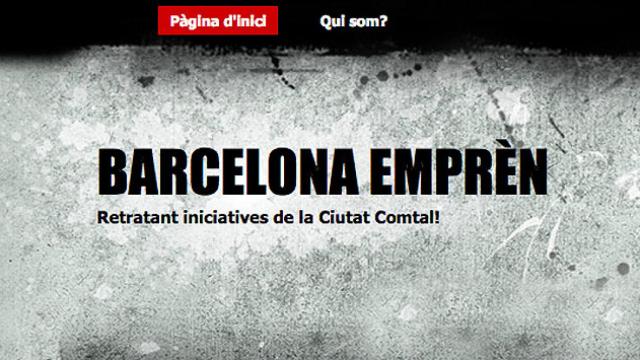 Página web de Barcelona emprèn / CG