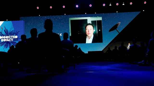 Elon Musk durante su conferencia telemática en el Mobile World Congress / EFE