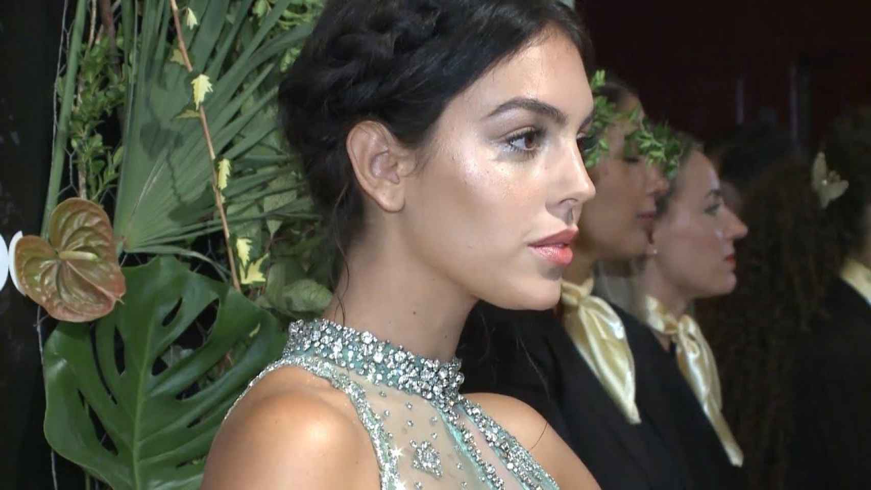 Georgina Rodríguez, novia de Cristiano Ronaldo, en un acto