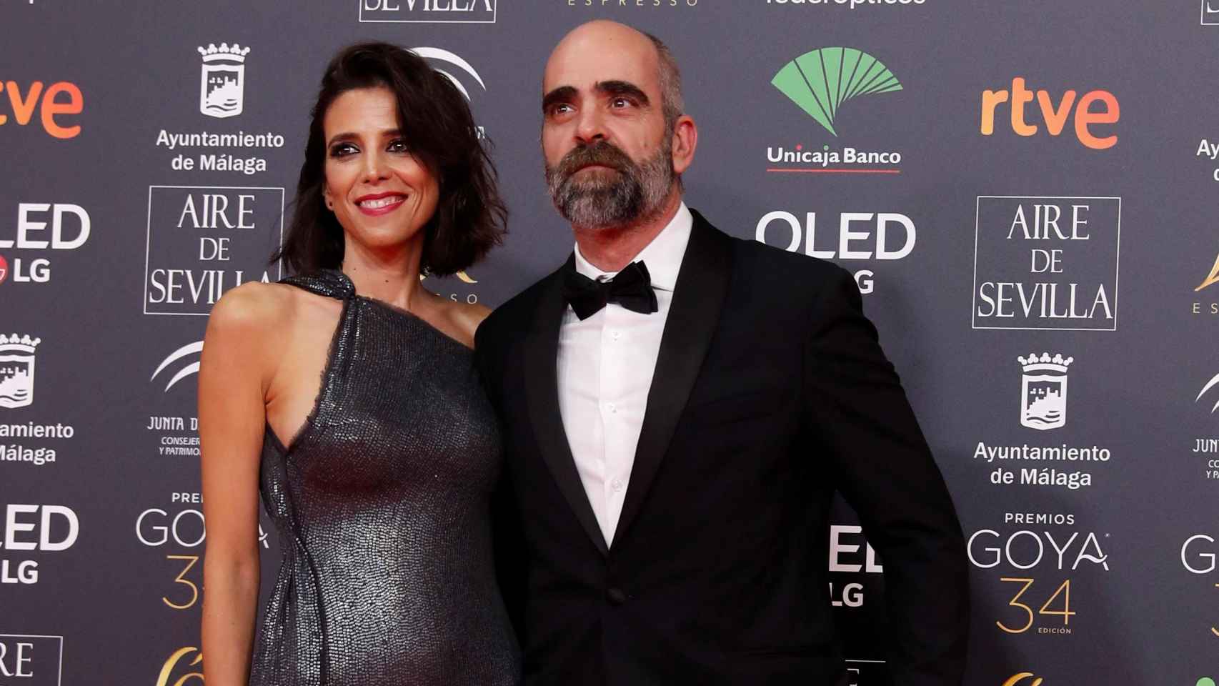 Luis Tosar y su mujer, la actriz María Luisa Mayol, en la gala de los Goya 2020 / EFE