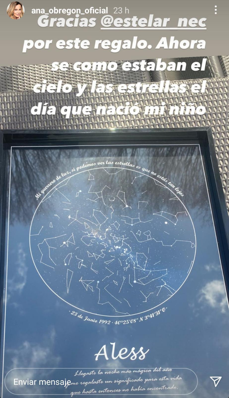 Un regalo especial para Ana Obregón / INSTAGRAM