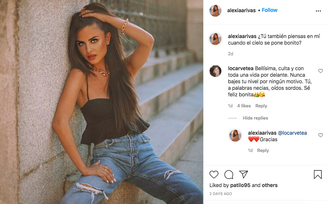 Alfonso Merlos se rinde ante la nueva imagen de su chica, Alexia Rivas / INSTAGRAM