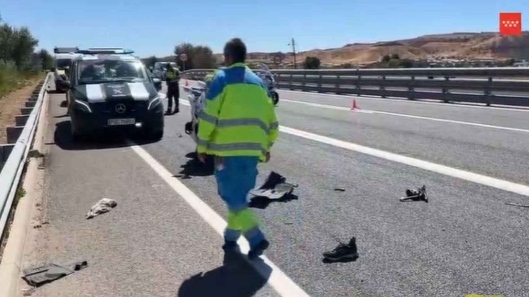 La carretera de San Fernando de Henares, donde ha fallecido un ciclista / SUMMA112