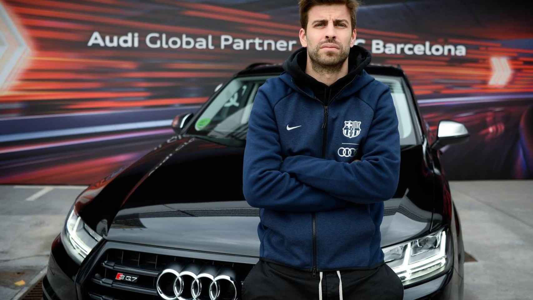 Gerard Piqué presenta su nuevo Audi / INSTAGRAM