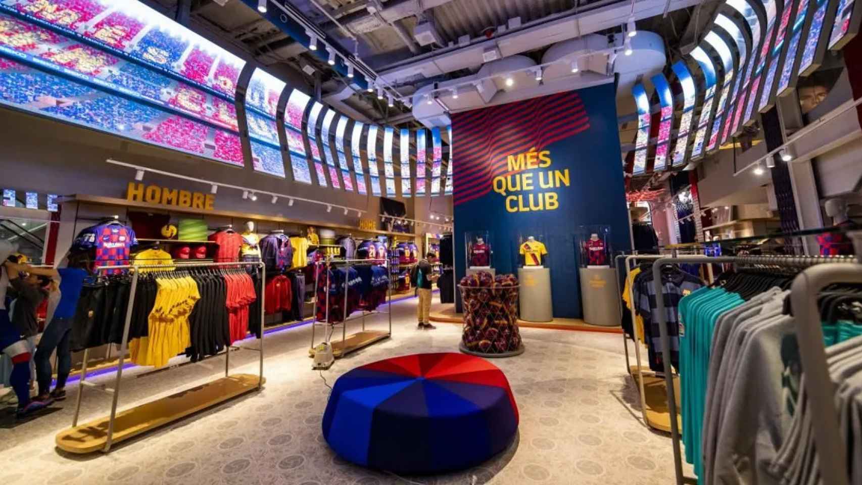 La tienda del Barça, ubicada en la Rambla de Cataluña / FCB