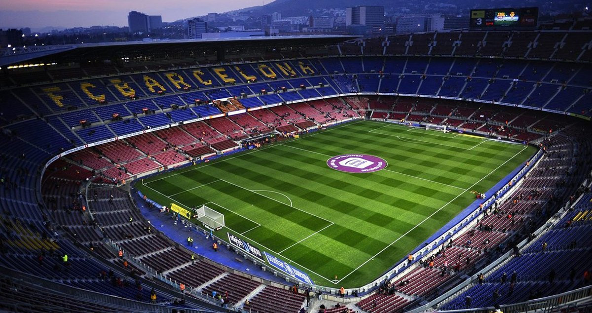 Camp Nou sin público / EFE