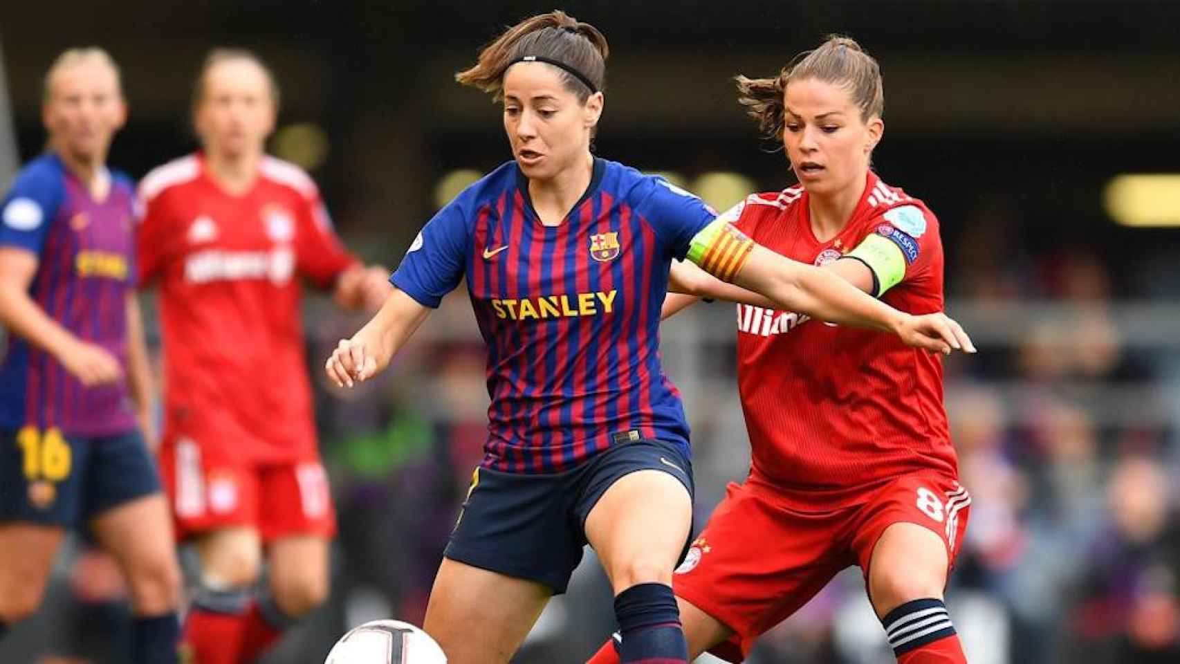 La capitana del Barça, Vicky Losada, durante un partido / FCB