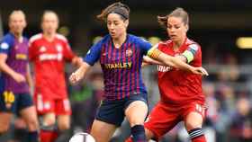 La capitana del Barça, Vicky Losada, durante un partido / FCB