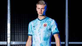 Erling Haaland, imagen de Nike con la equipación de Noruega / Nike