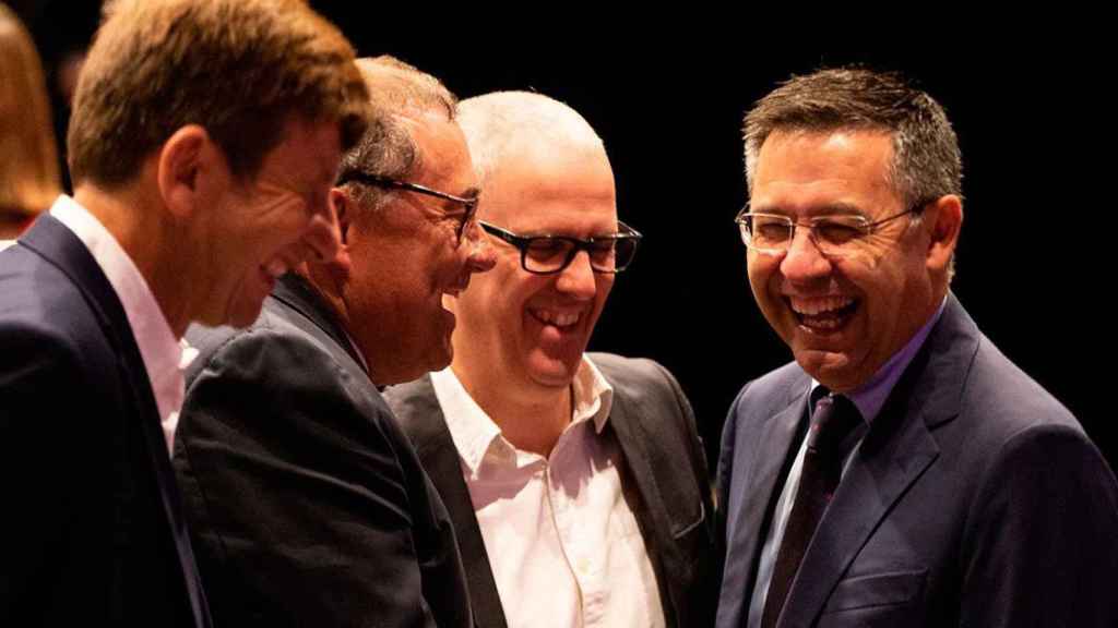 Bartomeu no pierde la sonrisa ni en los peores momentos / EFE