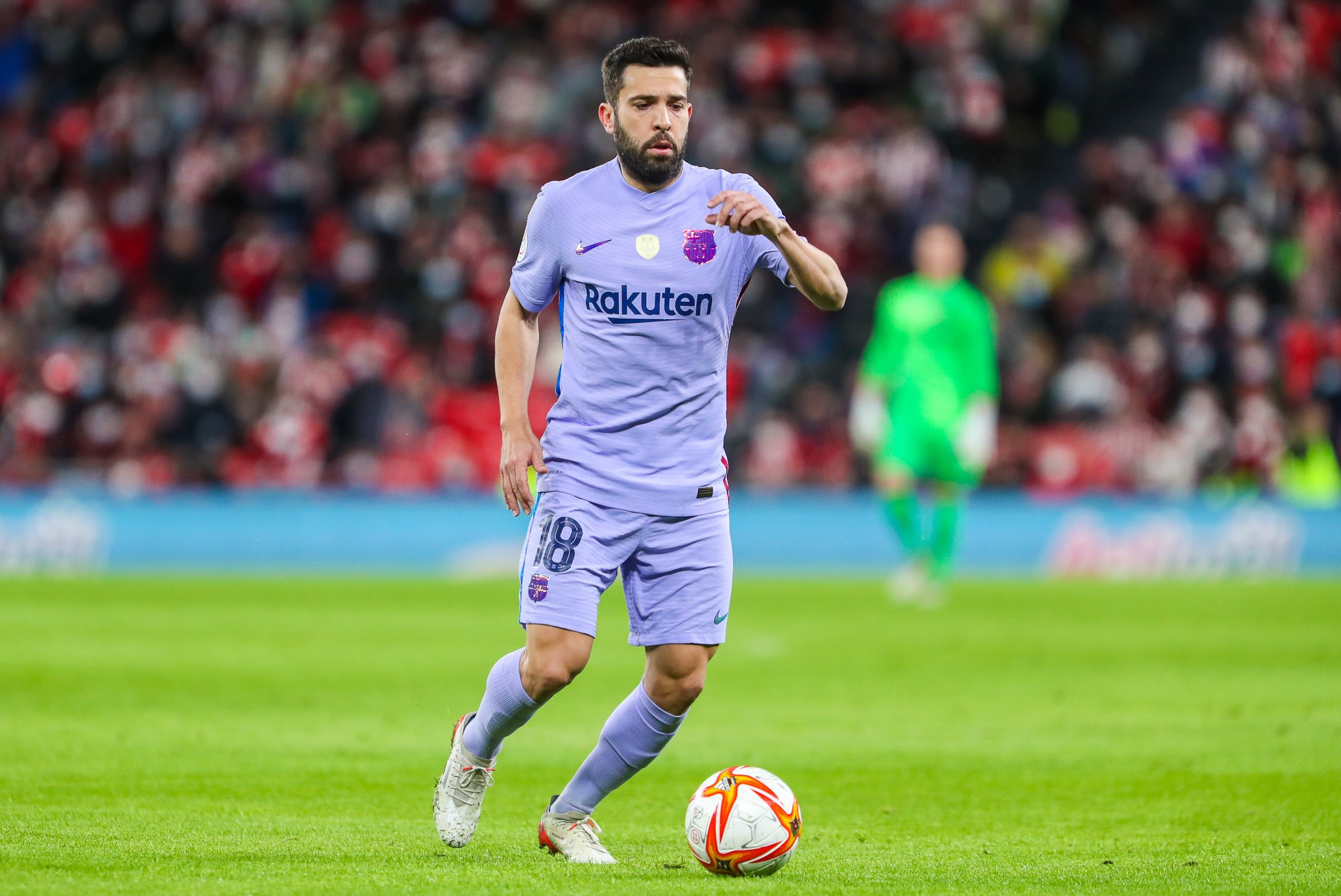 Jordi Alba, uno de los puntos bajos del Barça en la derrota contra el Athletic / FCB