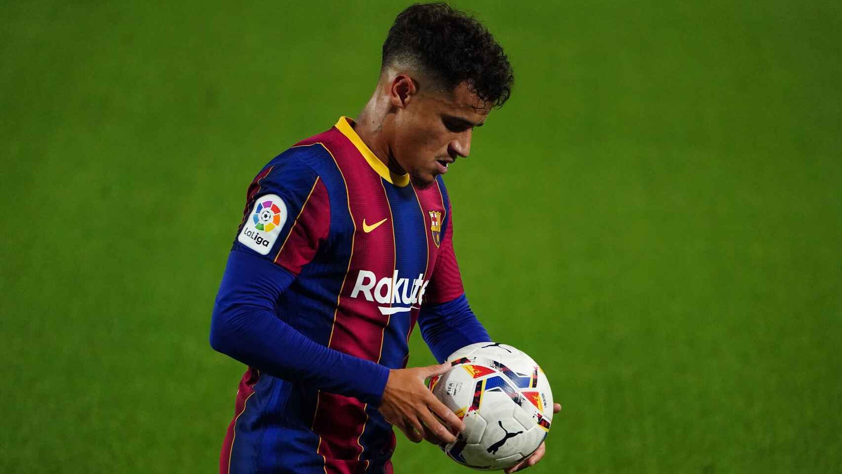 Coutinho, en un partido con el Barça | EFE