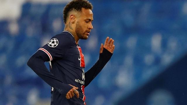 Neymar en un partido del PSG / EFE