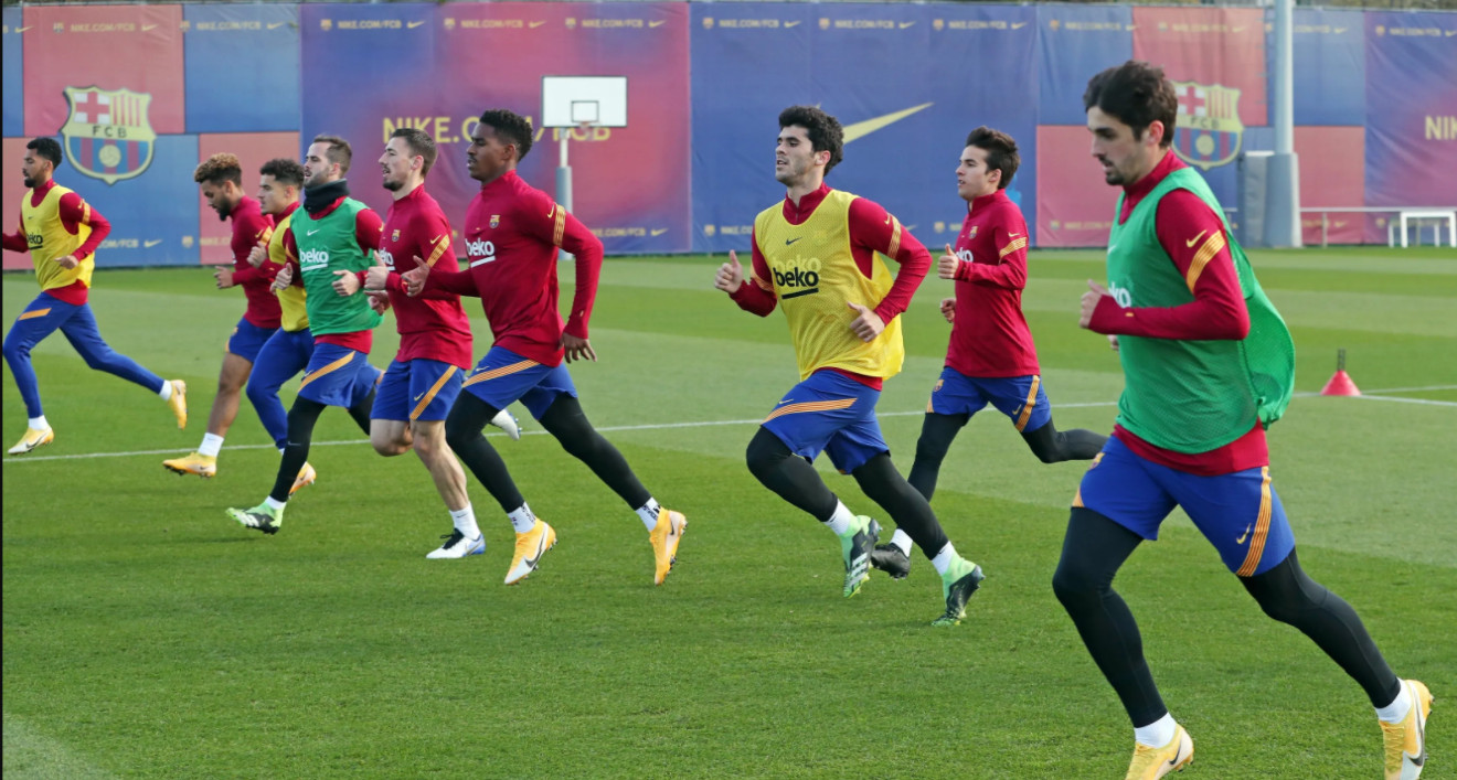 Una imagen de archivo de un entrenamiento del Barça / FC Barcelona