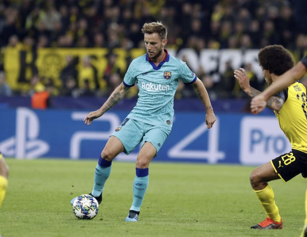 Una foto de Ivan Rakitic durante el Borussia Dortmund - Barça / FCB