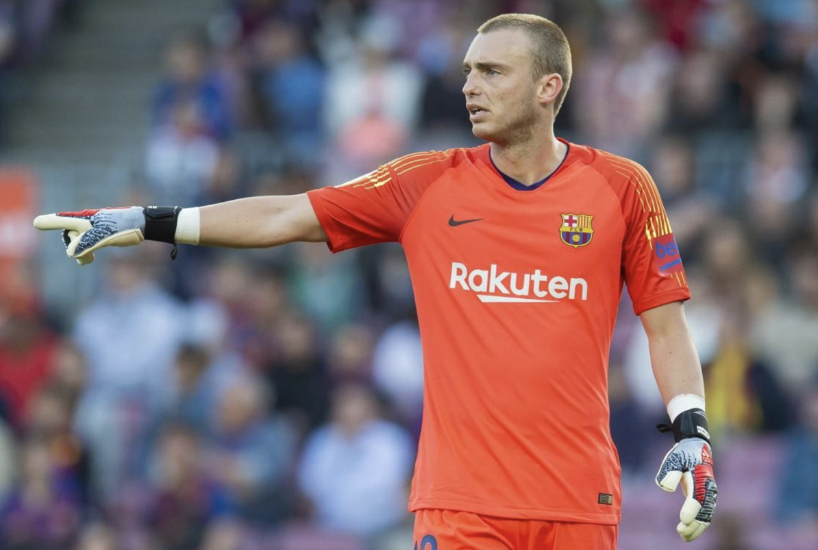 Una foto de Jasper Cillessen durante el Barça - Getafe / FCB